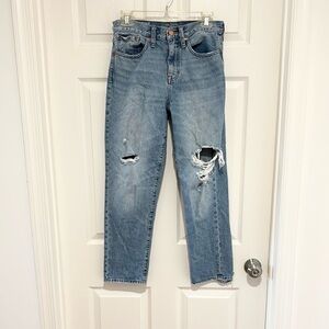 J.Crew Women’s Slouchy Boyfriend Distressed Jeans Size 25